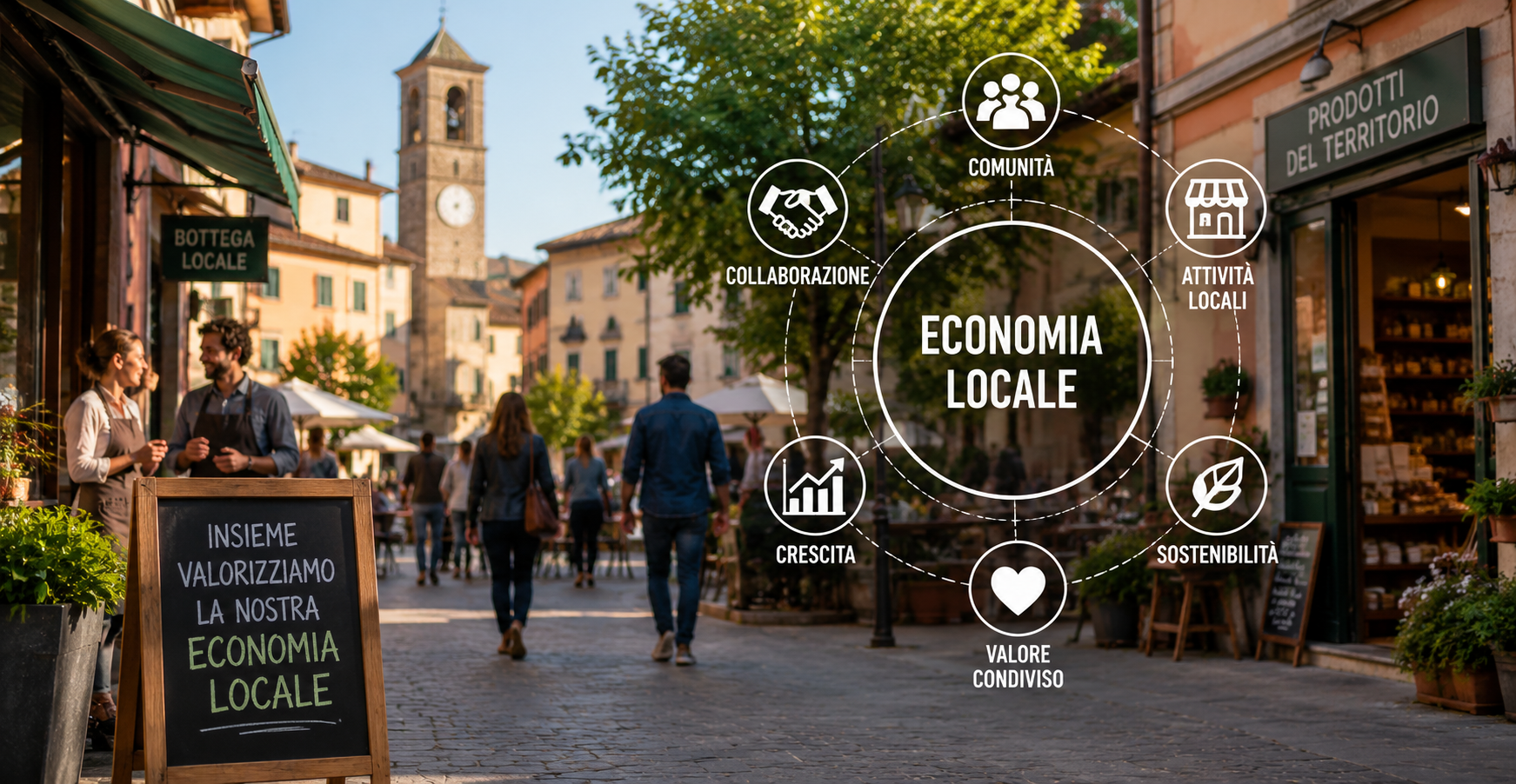 Economia locale, quartieri più connessi